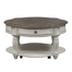 Branca Round Cocktail Table w/ Casters