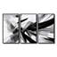 Abstrait vagues noires et blanches - ensemble d'art mural abstrait-1900420126-1900420122