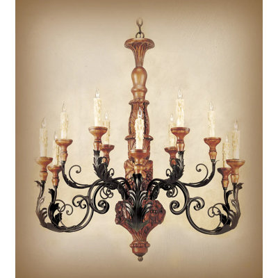 Anatoli 12 - Light Dimmable Classic / Traditional Chandelier