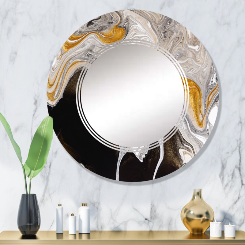 Circle Mirror, 32" x 32"