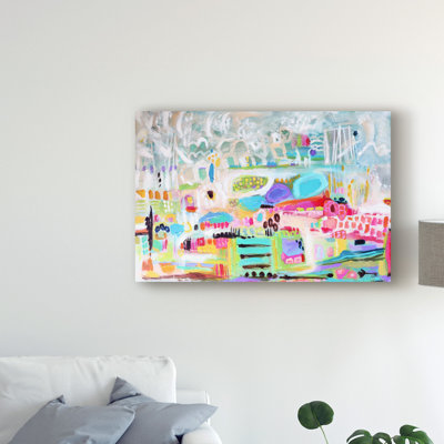 « abstract clouds », impression sur toile tendue