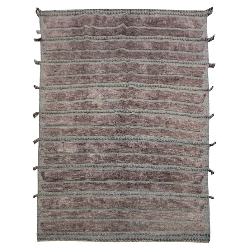 Wool Striped Area Rug