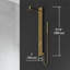 Panneau de douche Gardenia Retrofit 39,38 "avec pomme de douche fixe-98379235