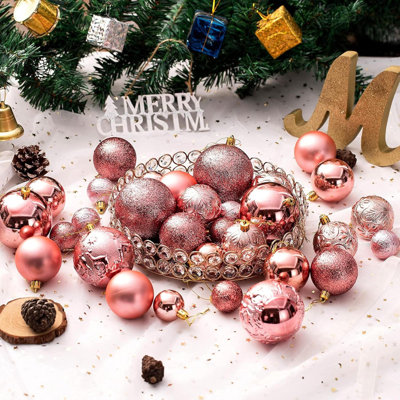 Christmas Ornaments For Xmas Trees,Shatterproof Christmas Ball Ornaments