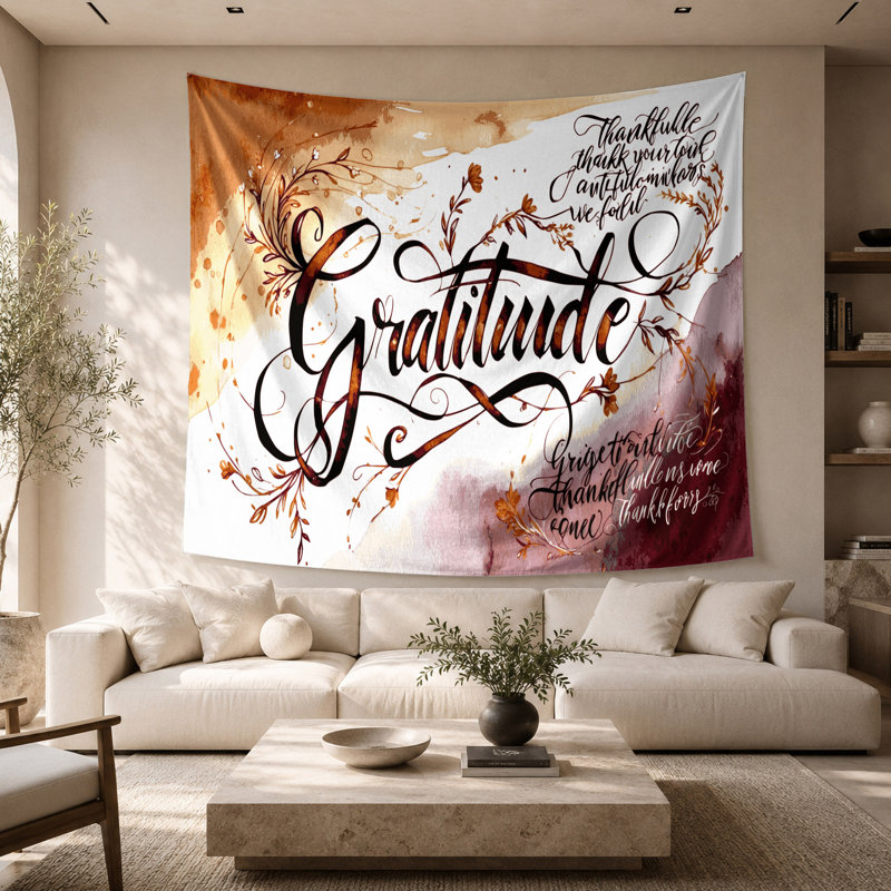 Tapisserie murale de l'Action de grâce, 26 po x 36 po