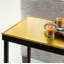 Modern History Glass End Table