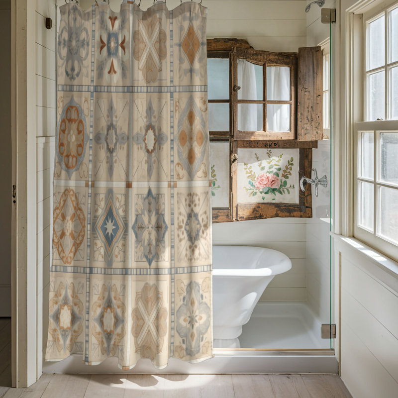 Luxurious Rug - Premium Shower Curtain, 74"H x 71"W