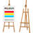X－MAX FURNITURE Folding Adjustable Solid Wood H-Frame Easel