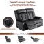 Causeuse inclinable en velours 59,9 po-1326124223