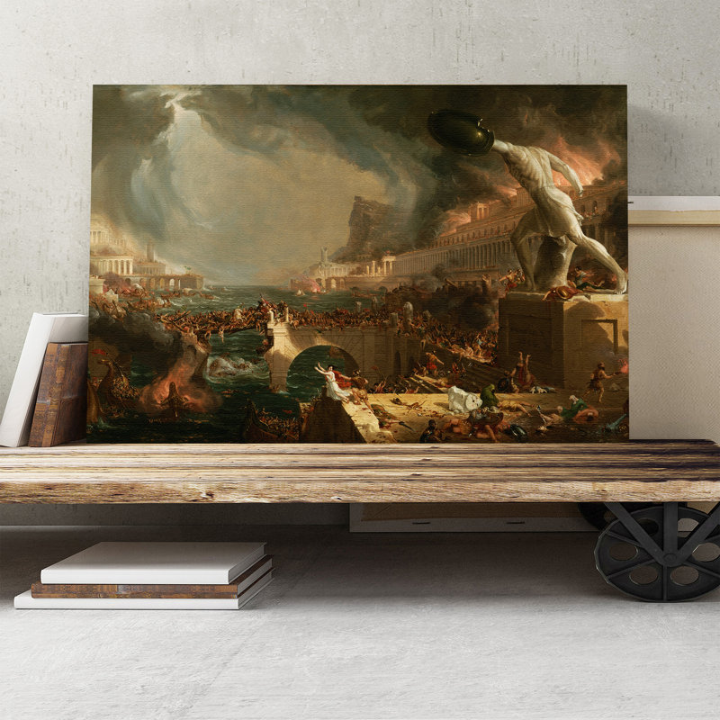 Thomas Cole - Wrapped Canvas Painting, 35cm H x 50cm W