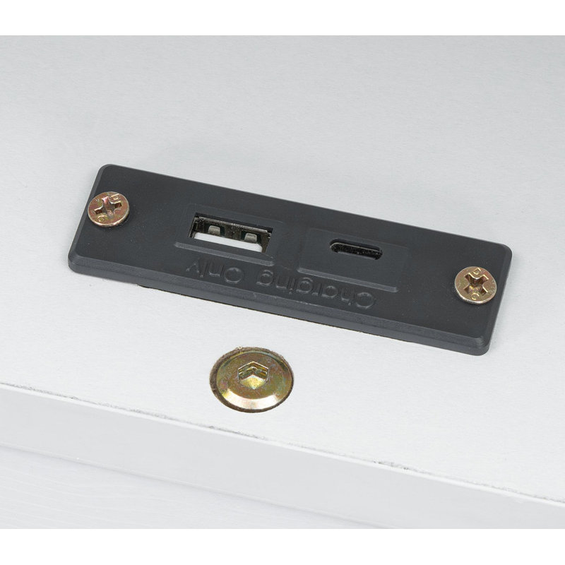 Lit de jour simple multifonctionnel - tiroirs et lit gigogne, rangement pour tête de lit, chargement USB, tables d'appoint