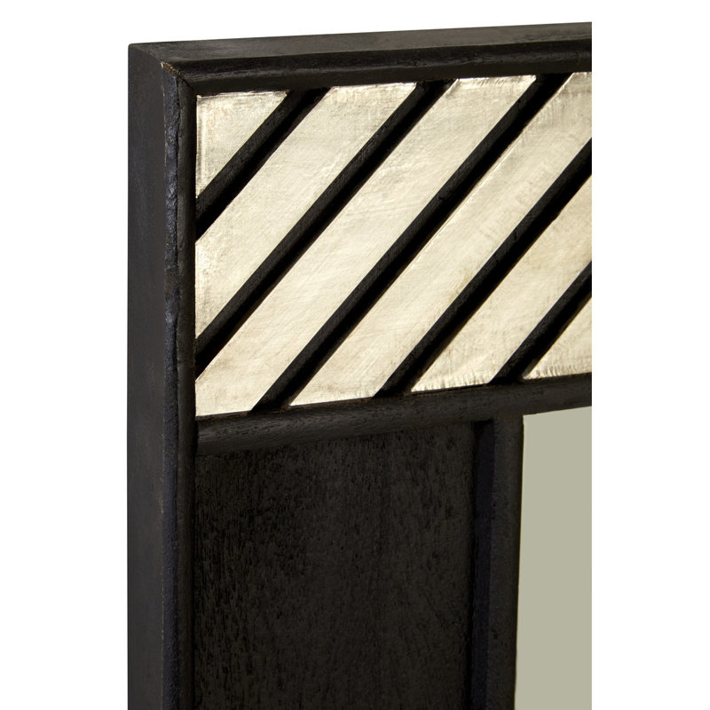 Sthilaire Solid Wood Flat Wall Mirror