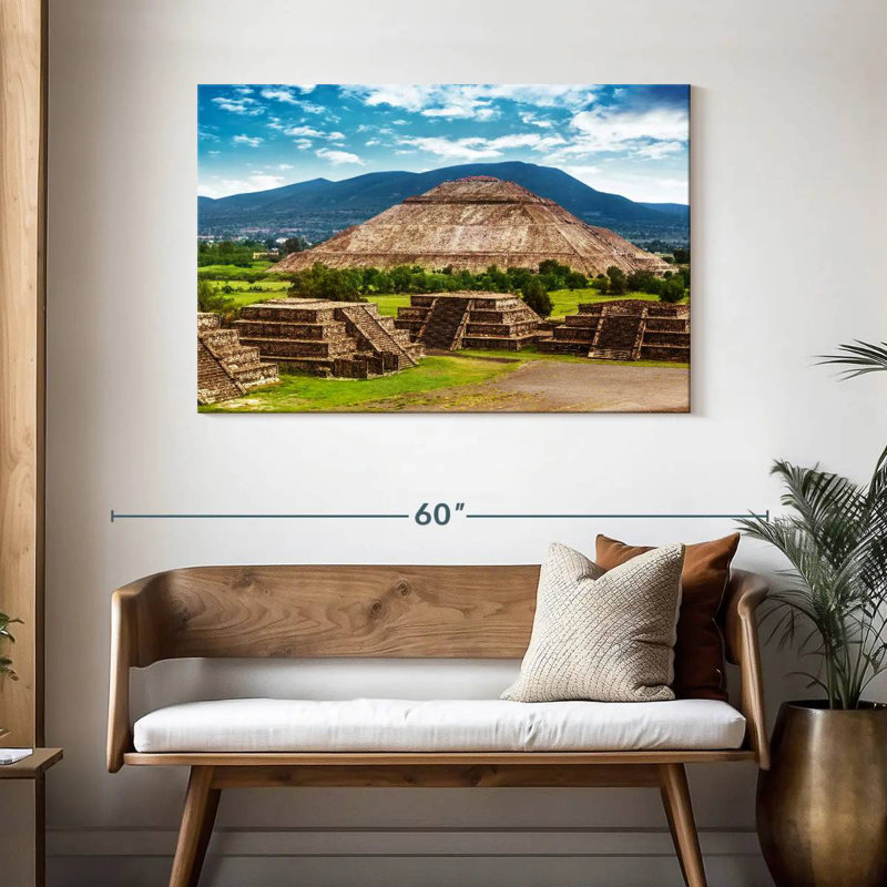 Aztec Pyramid, 30" H x 45" W