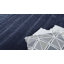 Camora Modern Handmade Silky Nylon Navy Area Rug-1517570550