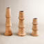  Chandelier de table en bois massif 3 pièces-782385711