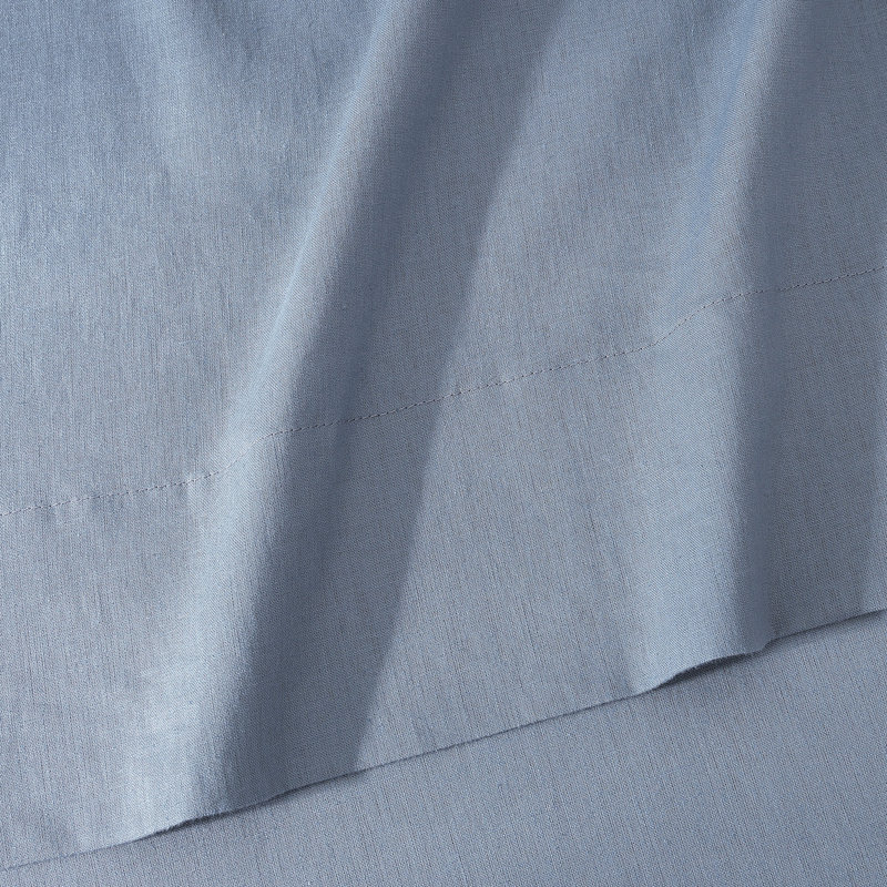 Egyptian-Like Cotton-European Linen Sheet Set, Dusk, Twin XL Sheet Set with 1 Pillowcase