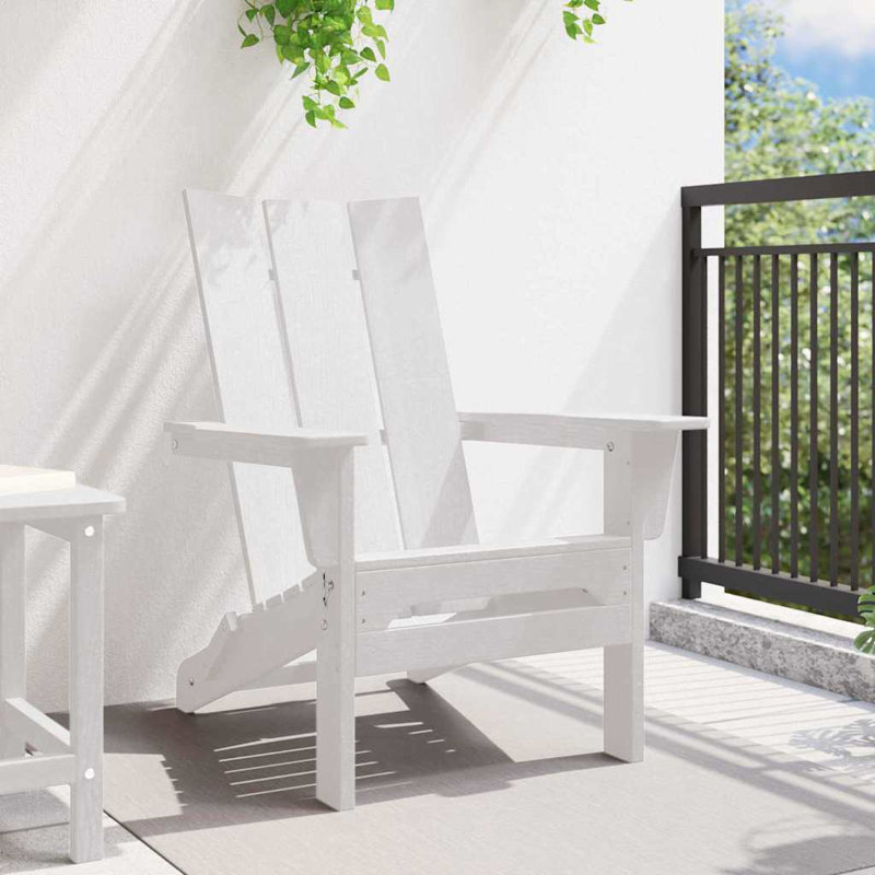 Outdoor Adirondack Chair, White