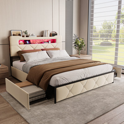Upholstered Storage Bed