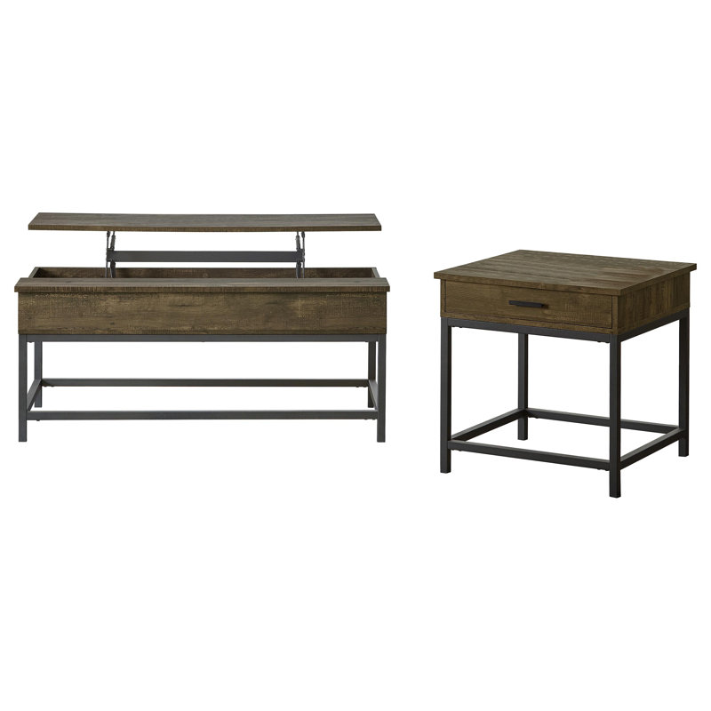 Ensemble de 2 tables basses et tables de bout Shackleford, 2 Pieces: Coffee Table, End Table