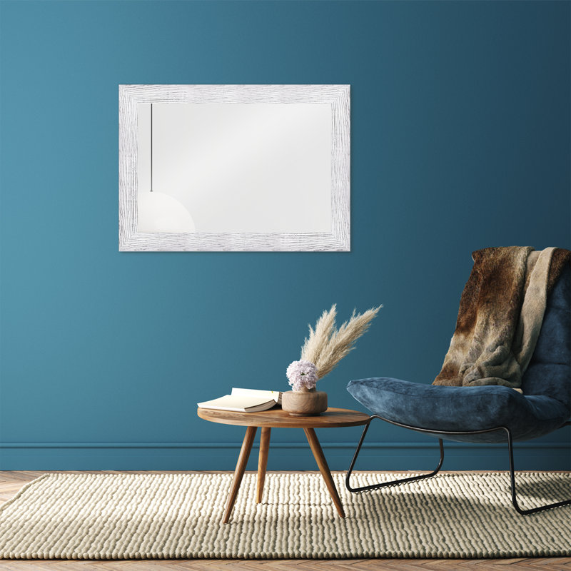 Miroir Arber, Blanc huilé, 43 po x 31 po
