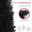 Arbre de Noël artificiel avec 618 pointes de branches réalistes et support en plastique