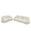 Ensemble de canapé en chenille 2 + 3 places avec volants amovibles pour 2 styles, dossier segmenté et configurations multiples-130139475