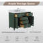 Ensemble de meuble-lavabo simple autoportant avec plateau en pierre d'ingénierie Allendale-1506424892