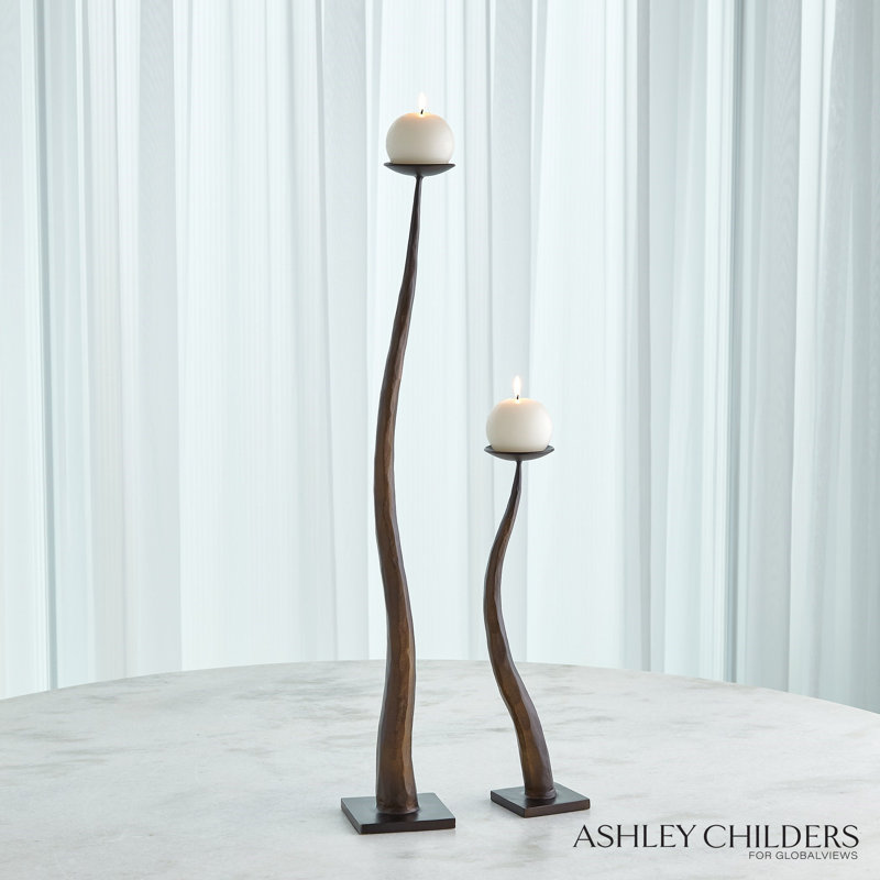 Chiseled Candle Holder-Short, 30" H x 4.5" W x 4.5" D
