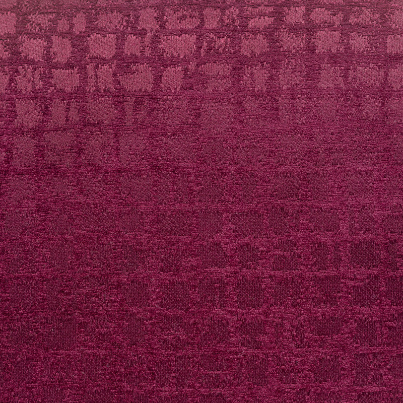 Tambi Square Pillow Cover & Insert, Polyester/Polyfill, 18" x 18", Burgundy