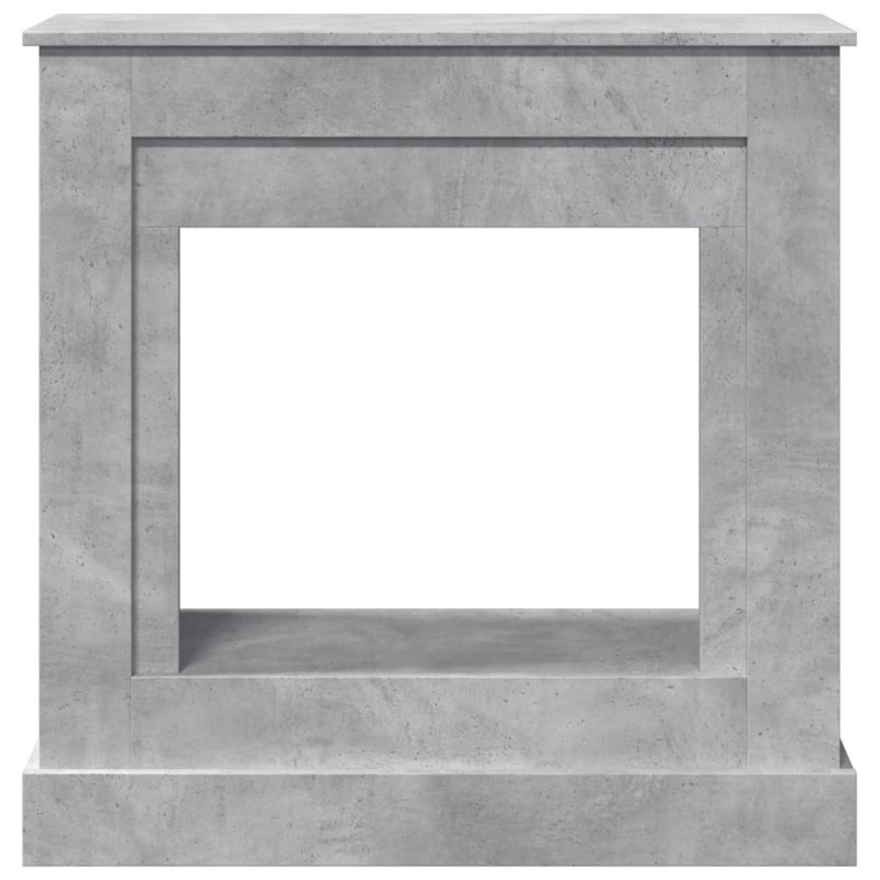 Fireplace Surround 30 Cm Engineered Wood, 90cm H x 90cm W x 30cm D, Concrete Grey