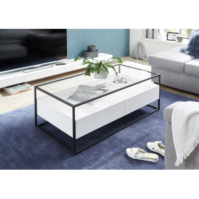Frame Coffee Table with Storage