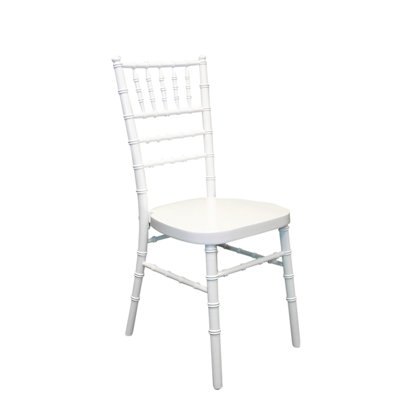 Arrington 43 cm H Solid Wood Ladder Back Stackable Side Chair