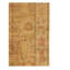 Wool Oriental Area Rug in Gold