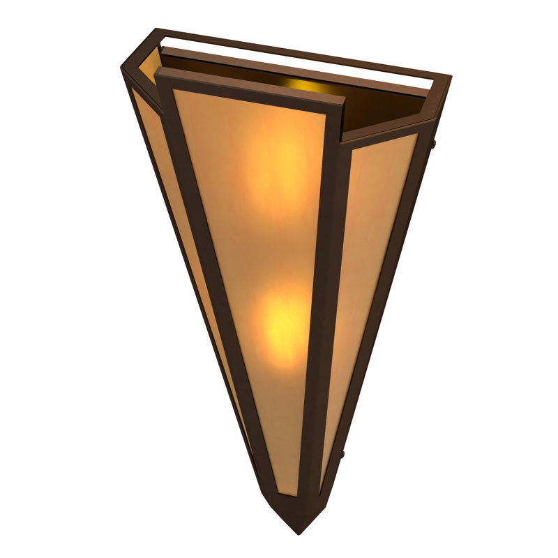 Brum 2 - Light Flush Mounted Sconce, Sahara Taupe, Timeless Bronze