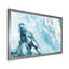 Vague bleue liquide - peinture sur toile-67237062-67237063