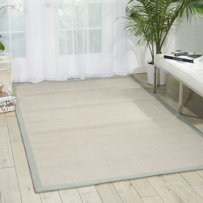 Tapis gris en laine touffeté à la machine Monchel