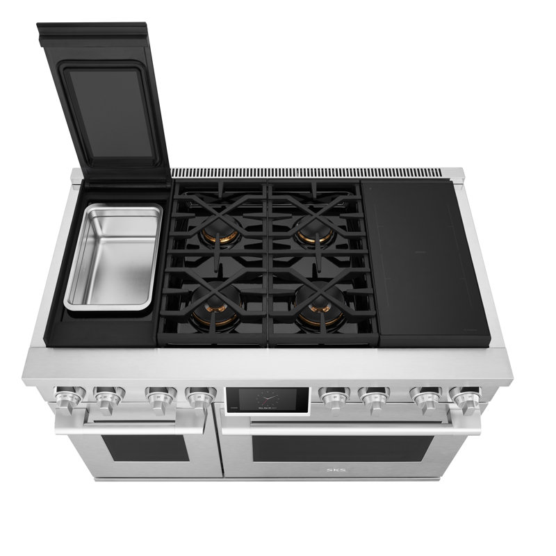 36-Inch Dual-Fuel Pro Range With Steam-Combi Oven And Sous Vide