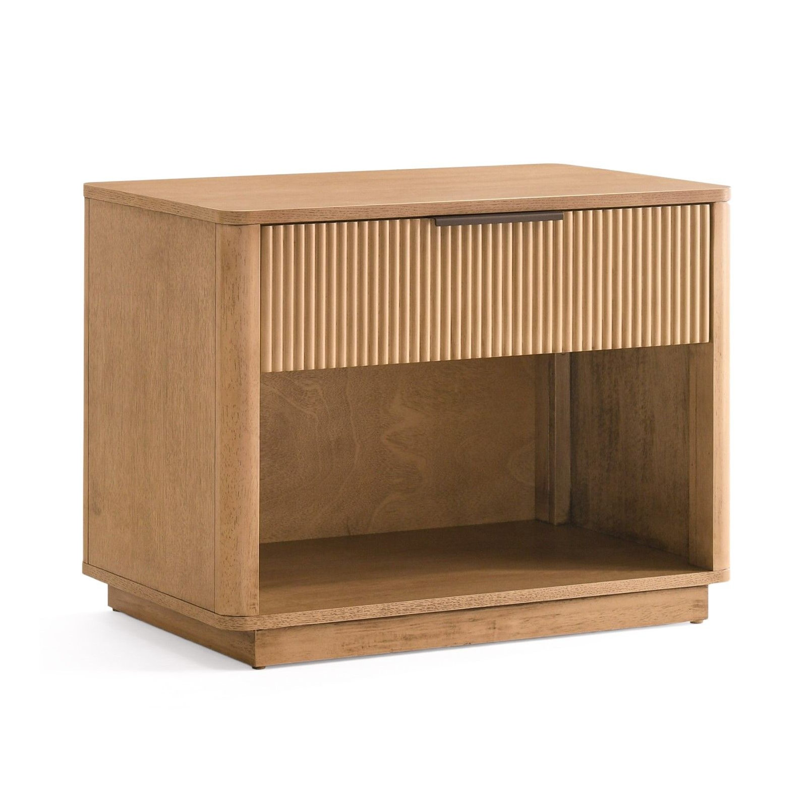 Akira 1 - Drawer Nightstand, White Oak