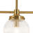 Modern 5-Light Ribbed Glass Kitchen Island Linear Pendant