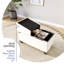 Banc repose-pieds en velours avec rangement amovible Nestl-132127313-132127320