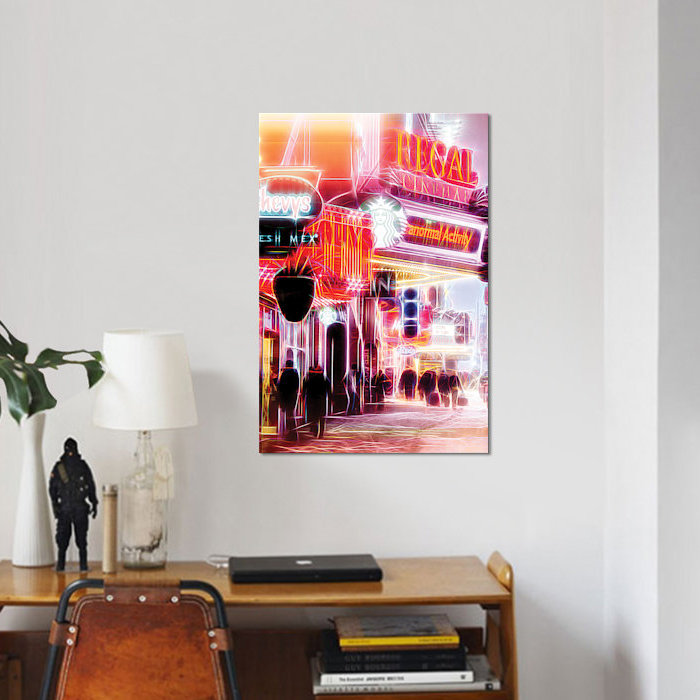 «Red Activite», reproduction d'impression sur toile, H 40 po x l 26 po x P 1,5 po, Toile tendue, Pas de tapis