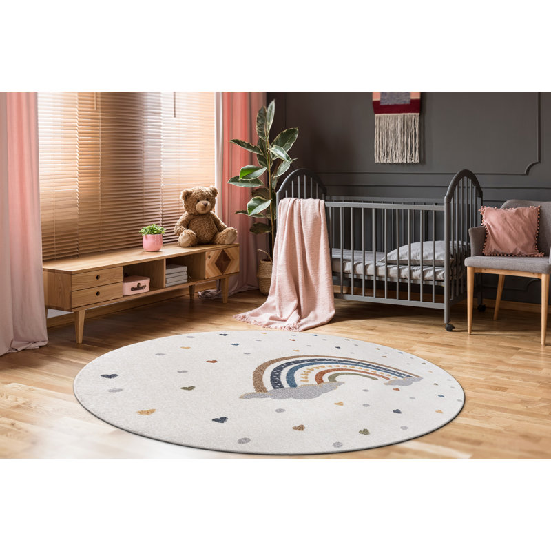 Hartfo Area Rug, Round 100cm