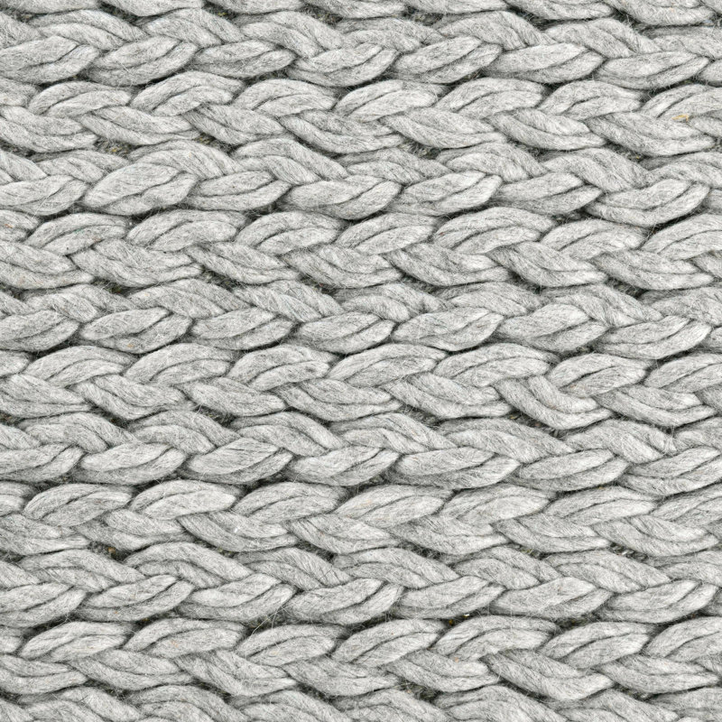Oxnard Wool Area Rug, Gray