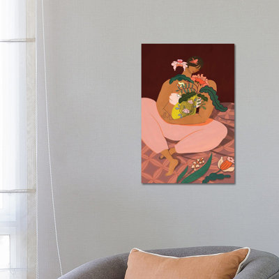 Plant Mama 1 Piece Wrapped Canvas Painting
