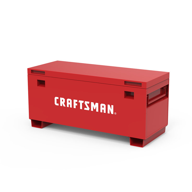60'' W Steel Job Site Storage, Red