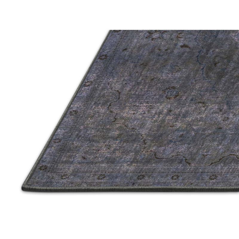 Tapis décoratif multicolore à motif abstrait, Rectangle 8 pi x 12 pi