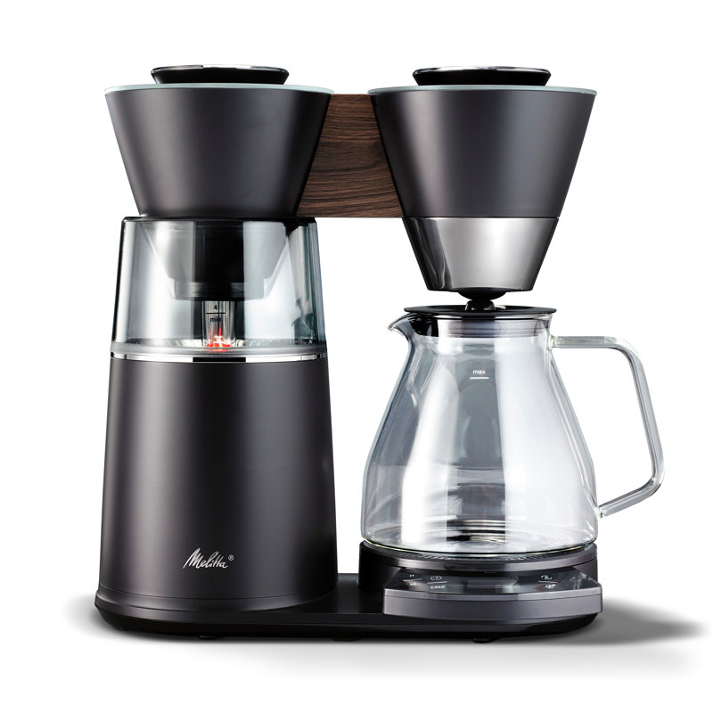 Melitta Vision 12-cup Luxe Drip Coffee Maker With Revolving Dashboard, Matte Black