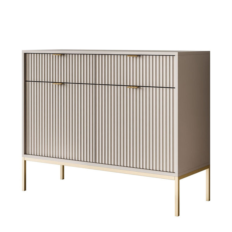 104cm Sideboard, Cashmire/Gold