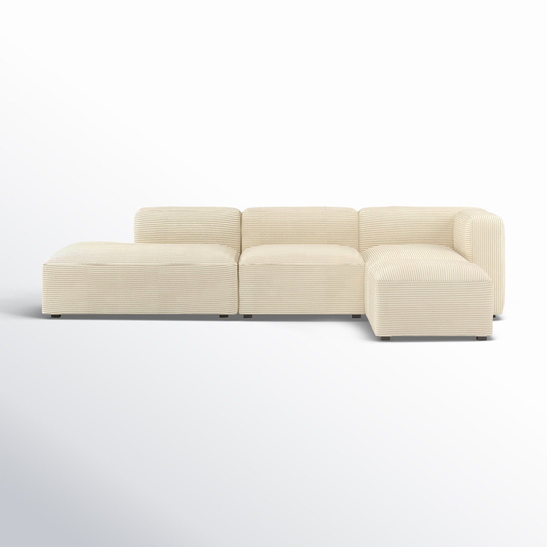 Vasilisa 4 - Piece Upholstered Sectional Mercury Row® 