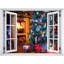 Murale de décoration de sapin de Noël-79472420